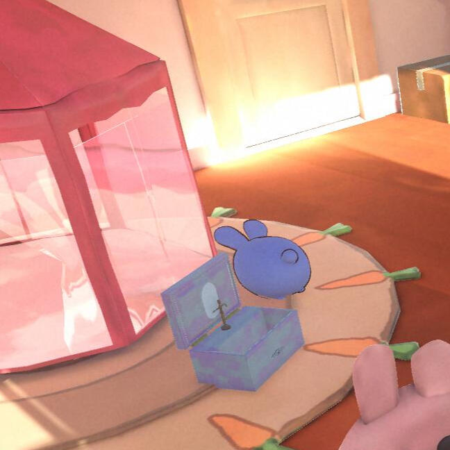 Dust Bunnies in a Dust Pan (Spring 2026) Game development, Team lead, 3D art, Technical art, Level design